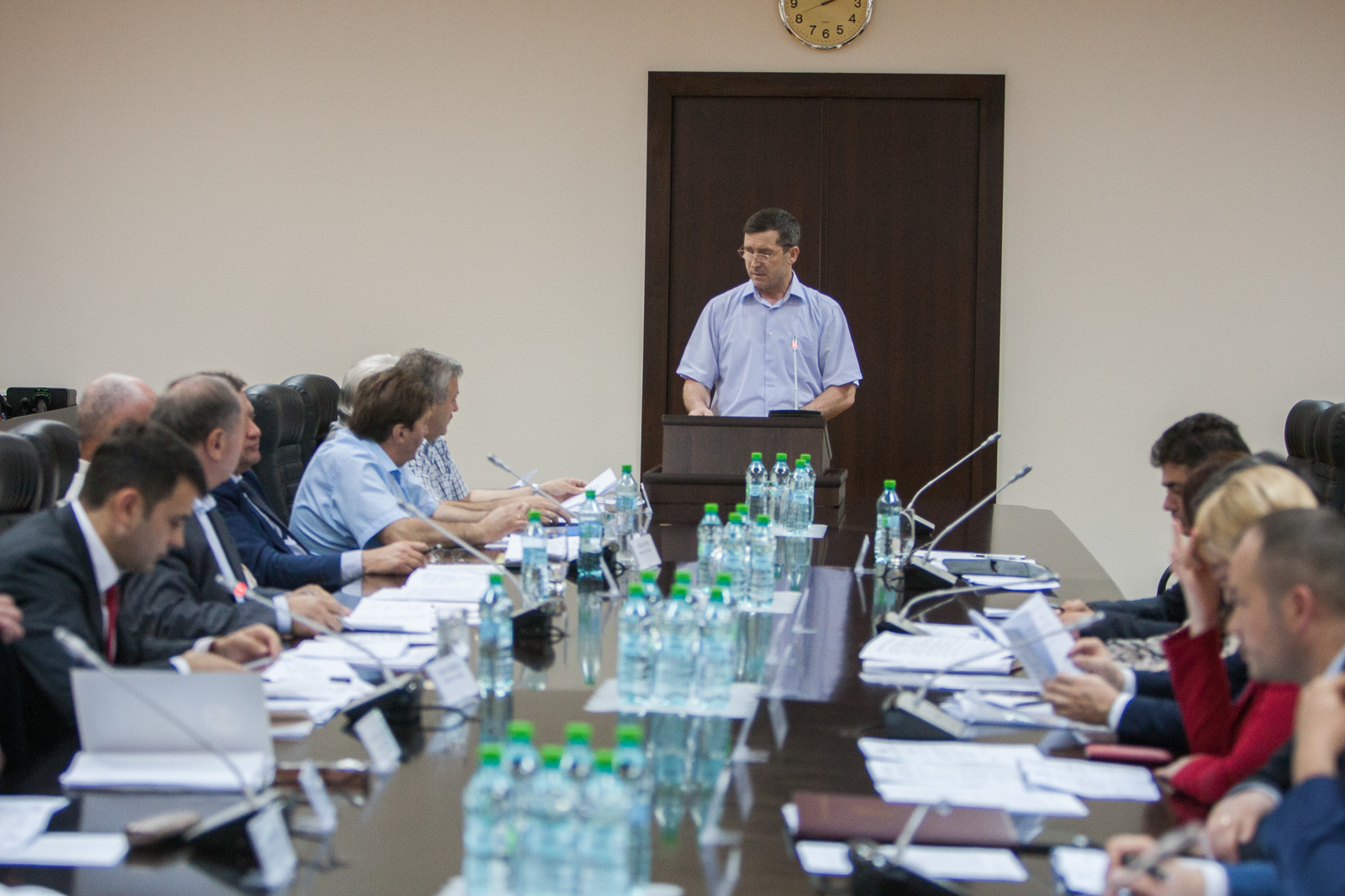 La 4 iunie 2015 a avut loc şedinţa Comisiei naţionale pentru consultări şi negocieri colective, prezidată de Prim-ministrul Chiril Gaburici